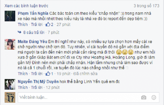 C&aacute;c th&agrave;nh vi&ecirc;n tham gia b&igrave;nh luận về chất lượng dịch vụ xe kh&aacute;ch.&nbsp;Nguồn: www.otofun.net