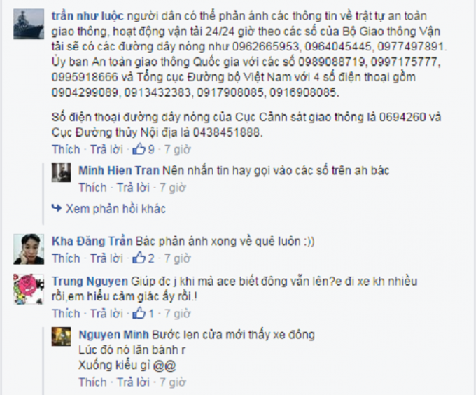 C&aacute;c th&agrave;nh vi&ecirc;n tham gia b&igrave;nh luận về chất lượng dịch vụ xe kh&aacute;ch.&nbsp;Nguồn: www.otofun.net