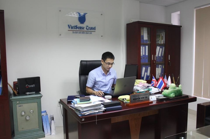 &Ocirc;ng Nguyễn Văn T&agrave;i, gi&aacute;m đốc C&ocirc;ng ty du lịch Vietsense (Ảnh: Thanh Huyền)