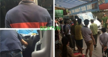 Hà Nội: Xe 16 chỗ đâm Cảnh sát giao thông?