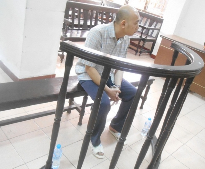 Bị c&aacute;o Triệu Minh Tuấn tại phi&ecirc;n t&ograve;a ph&uacute;c thẩm (Ảnh: Nguyễn Xinh)