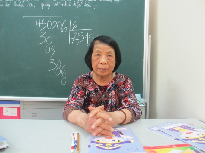 C&ocirc; gi&aacute;o Nguyễn Thị C&ocirc;i (Ảnh:Mẫn Nhi)