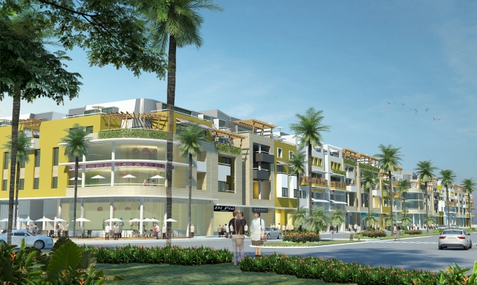 Phối cảnh dự &aacute;n Khu đ&ocirc; thị sinh th&aacute;i H&ograve;a Xu&acirc;n.