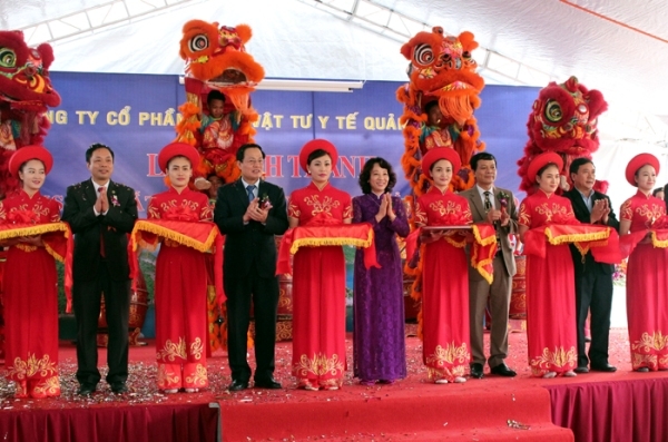 Lễ kh&aacute;nh th&agrave;nh Nh&agrave; m&aacute;y sản xuất thuốc c&oacute; nguồn gốc dược liệu