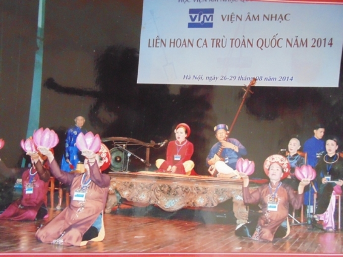 CLB Ca tr&ugrave; Đ&agrave;o Đặng gi&agrave;nh giải đồng tại li&ecirc;n hoan Ca tr&ugrave; to&agrave;n quốc năm 2014