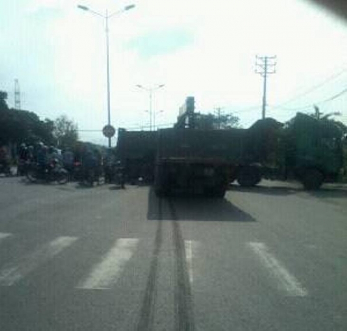 Hiện trường xảy ra tai nạn