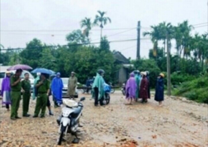 Hiện trường vụ &aacute;n mạng.