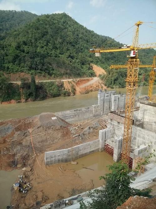 C&ocirc;ng trường thi c&ocirc;ng nh&agrave; m&aacute;y thủy điện Bảo L&acirc;m 1.