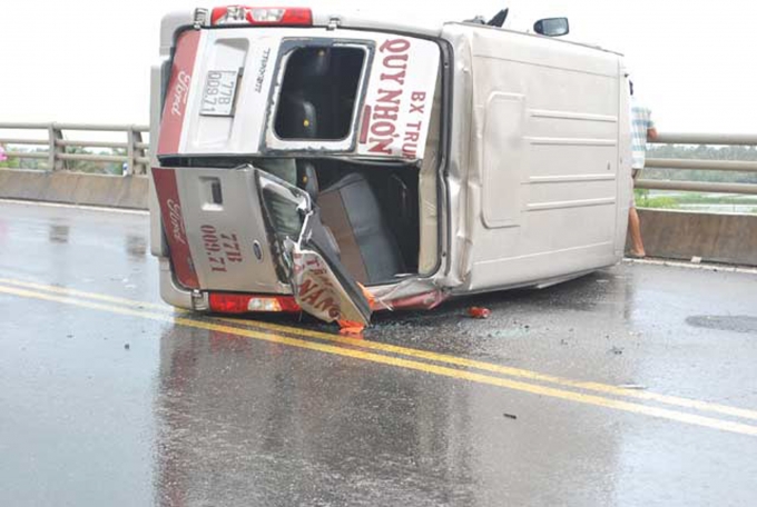 Hiện trường vụ tai nạn (Ảnh: D&acirc;n Việt)