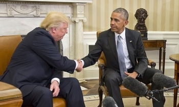 Tổng thống Obama hội đàm với ông Trump, hai phu nhân lần đầu gặp riêng