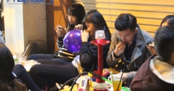 Shisha, Bóng cười tràn ngập quán cafe vỉa hè