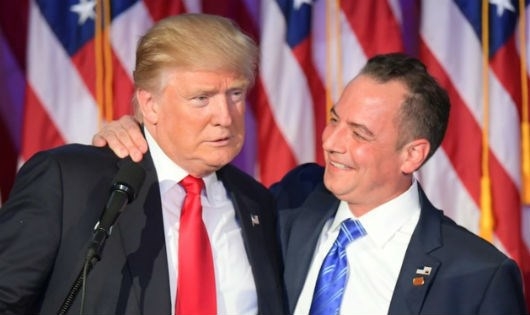 &Ocirc;ng Trump v&agrave; &ocirc;ng Priebus.