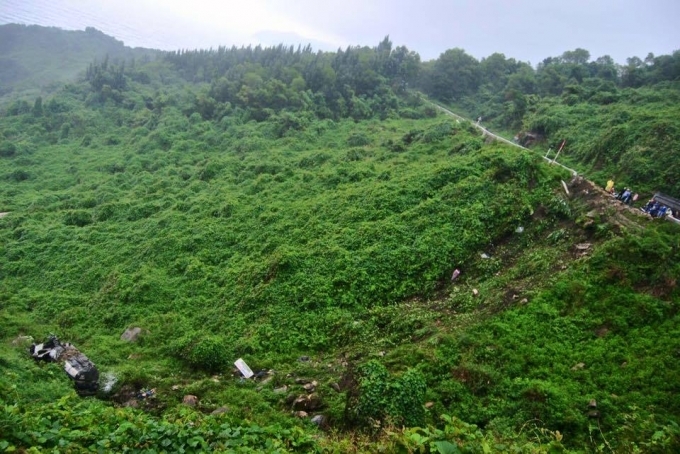 Hiện trường vụ tai nạn. (Ảnh: FB - Việt Hiến)