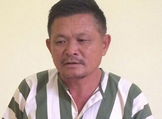 Khải tại cơ quan C&ocirc;ng an. (Ảnh: b&aacute;o C&ocirc;ng an nh&acirc;n d&acirc;n)