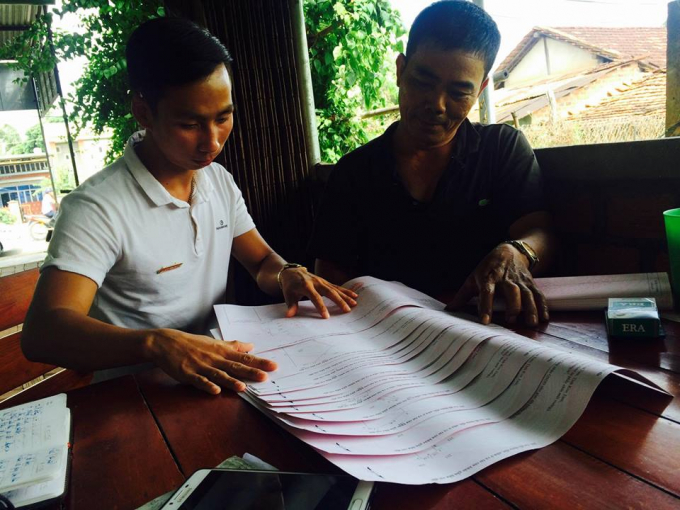 Hộ anh Nguyễn Việt Thanh sở hữu 17 sổ đỏ tr&ecirc;n một thửa đất rộng 2,5 s&agrave;o.
