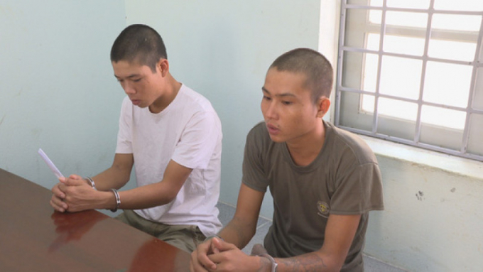 Huấn v&agrave; Huy tại cơ quan điều tra.