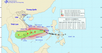 Dự báo thời tiết ngày 3/11: Bão số 12 giật cấp 11 vào các tỉnh Khánh Hóa - Ninh Thuận