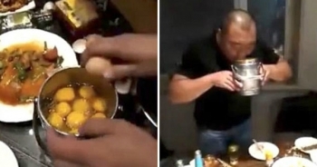 Người đàn ông nuốt 27 quả trứng sống vì thua cược