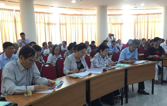 Đ&ocirc;ng đảo l&atilde;nh đạo Hội Khuyến học c&aacute;c tỉnh tham dự ban hướng đẩy mạnh dạy nghề cho lao động n&ocirc;ng th&ocirc;n trong giai đoạn đến năm 2020