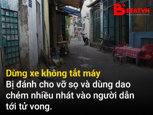Dừng xe kh&ocirc;ng tắt m&aacute;y, bị đ&aacute;nh vỡ sọ v&agrave; d&ugrave;ng dao ch&eacute;m nhiều nh&aacute;t v&agrave;o người dẫn tới tử vong.