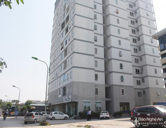 T&ograve;a nh&agrave; chung cư&nbsp;PVNC2 - CT01. Ảnh: PT