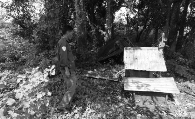 Địa điểm ơi Puil H&rsquo;Ranh ch&ocirc;n giấu con m&igrave;nh sau khi giết chết.