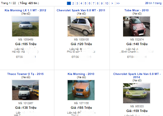 Giảm gi&aacute; kh&ocirc;ng phanh, xe cũ gi&aacute; tầm 100 triệu đồng rao b&aacute;n ồ ạt