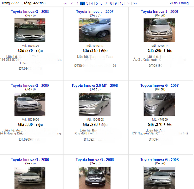 Giảm gi&aacute; kh&ocirc;ng phanh, xe cũ gi&aacute; tầm 100 triệu đồng rao b&aacute;n ồ ạt