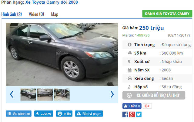 Giảm gi&aacute; kh&ocirc;ng phanh, xe cũ gi&aacute; tầm 100 triệu đồng rao b&aacute;n ồ ạt