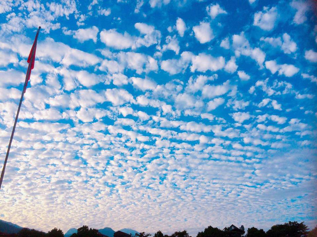 Những &aacute;ng m&acirc;y tuyệt đẹp v&agrave; kỳ ảo xuất hiện ở L&agrave;o Cai