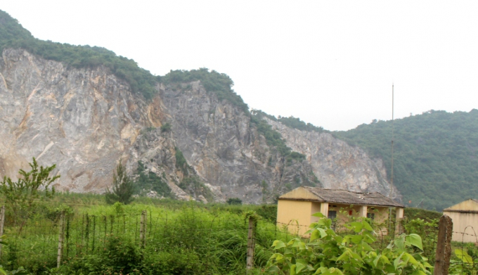 Mỏ đ&aacute; Nam L&egrave;n &Aacute;ng &ndash; nơi xảy ra vụ tai nạn lao động thương t&acirc;m khiến anh Mạnh tử vong tại chỗ.