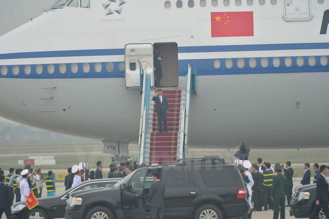 Tổng B&iacute; thư Trung Quốc Tập Cận B&igrave;nh đến H&agrave; Nội