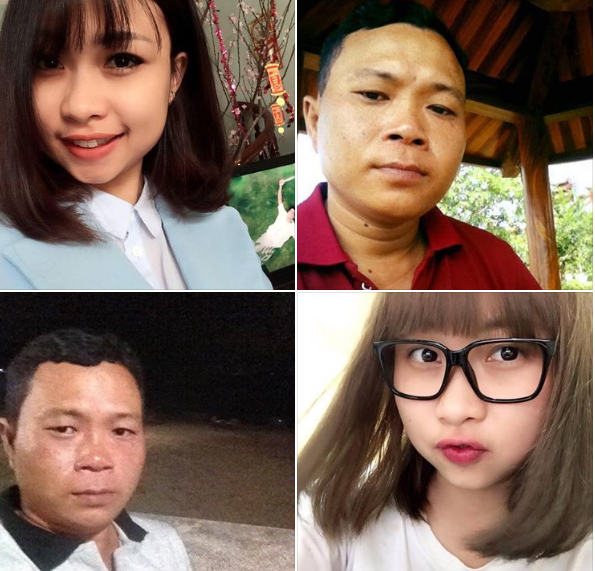 H&igrave;nh ảnh nữ sinh c&ugrave;ng nam thanh ni&ecirc;n được cho l&agrave; đi c&ugrave;ng với H&agrave;.