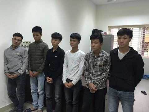 C&aacute;c đối tượng tại cơ quan C&ocirc;ng an.