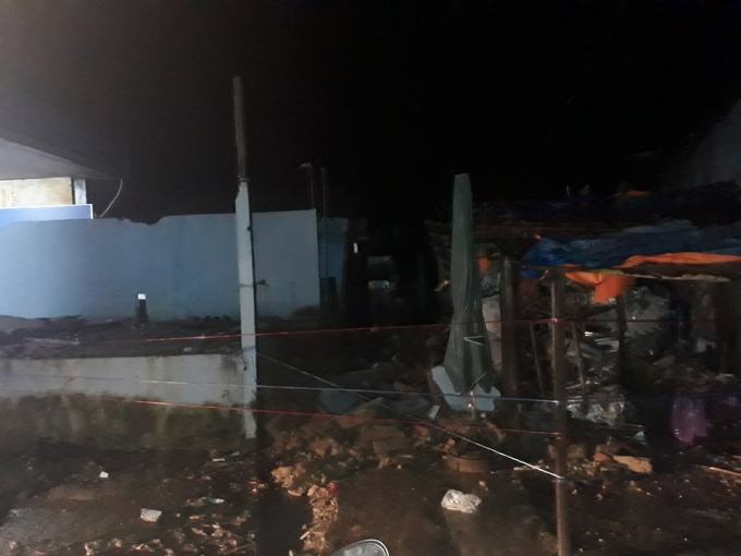 Hiện trường vụ việc.