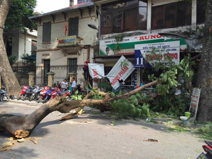 Hiện trường sự việc tr&ecirc;n.