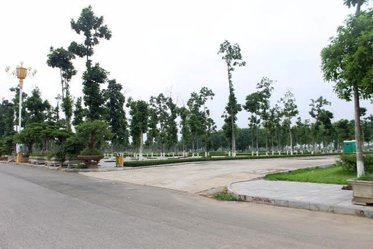 Dự &aacute;n c&ocirc;ng vi&ecirc;n quảng trường Vĩnh Ph&uacute;c c&oacute; nhiều sai phạm- Ảnh: H.Sang