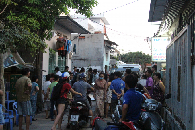 Hiện trường nơi xảy ra vụ việc.