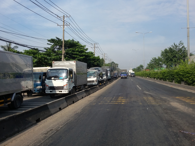 Giao th&ocirc;ng gặp kh&oacute; khăn.