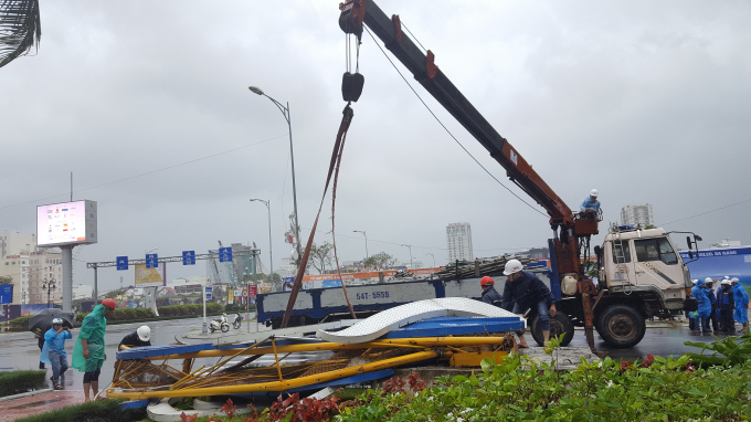 Đ&agrave; Nẵng bị ảnh hưởng do cơn b&atilde;o Damrey ngay thời điểm chuẩn bị Tuần lễ cấp cao APEC 2017.