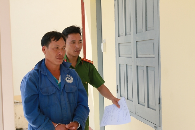 Bị can Thu tại cơ quan đi&ecirc;̀u tra.