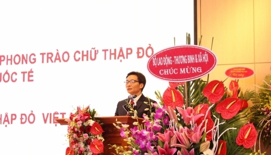 Phó Thủ tướng Vũ Đức Đam dự lễ kỷ niệm của Hội Chữ thập đỏ Việt Nam