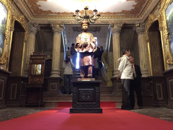 Khu vực trung t&acirc;m của cung An Định. (Ảnh: Đăng Hậu)