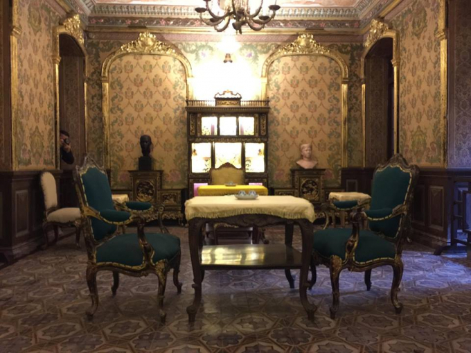 Ph&ograve;ng tiếp kh&aacute;ch.&nbsp;(Ảnh: Đăng Hậu)