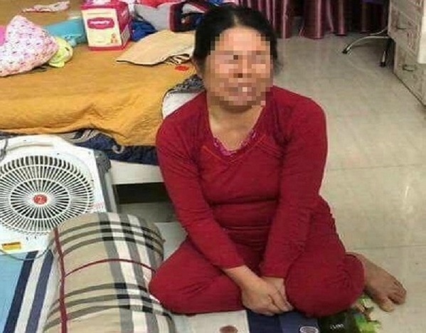 Người phụ nữ bạo h&agrave;nh ch&aacute;u b&eacute; hơn 1 th&aacute;ng tuổi ở H&agrave; Nam.