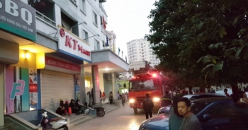 ha noi chay o chung cu tren duong nguyen phong sac lam nhieu nguoi hoang loan