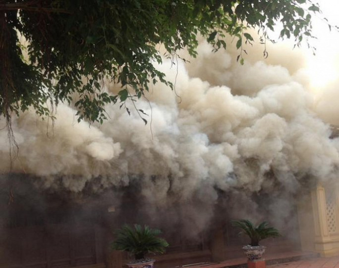 Th&aacute;i B&igrave;nh: Hỏa hoạn thi&ecirc;u rụi ng&ocirc;i đ&igrave;nh cổ h&agrave;ng trăm tuổi