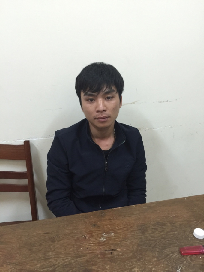 Đối tượng Vũ Xu&acirc;n Chiến tại cơ quan CSĐT C&ocirc;ng an tỉnh Gia Lai.