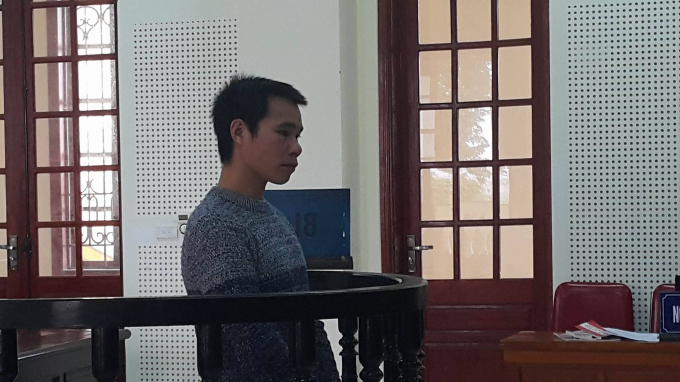 Bị c&aacute;o Lữ Văn H&ograve;a tại phi&ecirc;n t&ograve;a x&eacute;t xử ng&agrave;y 30/11.