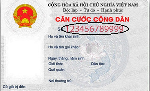 Thẻ căn cước c&ocirc;ng d&acirc;n c&oacute; 12 chữ số (Ảnh minh họa).